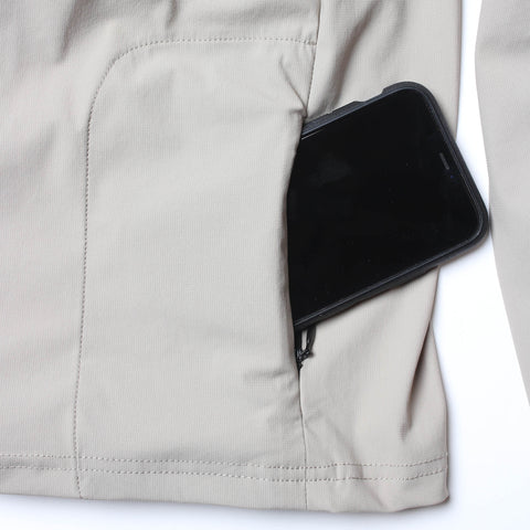 Midnight Caper Lowe Tech Tee with a rear bottom pocket to hold your phone or wallet.